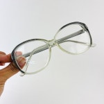 True Vintage 80s 90s Transparent Grey Reading Glasses With | Etsy