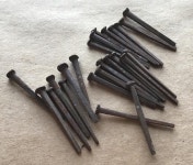 25 Square Cut Nails 1 1/8 | Etsy