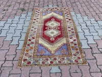 Oushak Rug 3.5x5.8ft Vintage Rug Boho Rug Mute Pink Oushak Rug - Etsy