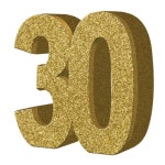 Gold Glitter 30th Birthday Party Table Decoration Gold 30 - Etsy
