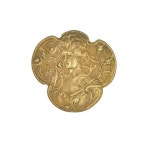 Maiden with flowers vintage Art | Etsy French findings jewelry making Maiden with flowers vintage Art Nouveau Brass Stamping (1 pc)