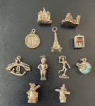 Vintage Larger European Charms in Sterling 800 835 silver | Etsy