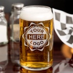 Your Logo Here or Custom Designs Custom Etched 16oz. Beer Can Glass - Etsy
