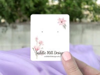 Earring Cards, Necklace Cards, Jewelry Display Cards, Earring Display Cards, Magnolia Design, D00036-01 - Etsy