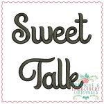 Applique & Embroidery Originals Digital Design 1359 Sweet Talk - Etsy