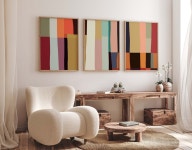 Colorful Set of 3 Modern Abstract Art Prints - Etsy
