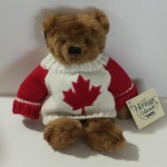 Ganz Chandler Stuffed Bear, Heritage Collection H3715, Small 10 Teddy Bear, Plush Stuffed Animal Toy, Canadian Flag Sweater... 