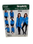 Simplicity S0307 Misses Knit Wrap & Tie Cardigan Variations Sewing Pattern Xs-xl - Etsy