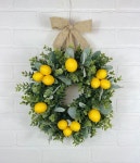 Small Summer Lemon Wreathcabinet Wreathlemon Kitchen - Etsy