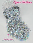 Space Raiders Glitter Silver Glitter Silver Holographic - Etsy