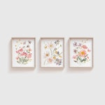 Watercolor Floral Prints Set of 3 Watercolor Art Prints - Etsy