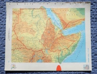 1966 EAST AFRICA Atlas Map, Vintage World Book Atlas, Color, Ethiopia Sudan Kenya - Etsy