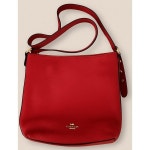 Coach Val Duffle Bag Discontinued Electric Red Pebbled Leather H2298-C2818 - Etsy