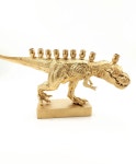 Dino Menorah-t-rex in Gold - Etsy