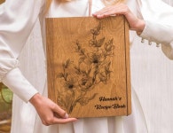 Custom Recipe Book Wooden Cookbook Personalized Recipe Binder Kitchen Recipes Storage - Etsy