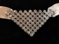 Rhinestone Collar Decoration Button Attached item J0134 - Etsy Rhinestone Collar Decoration  Button Attached item J0134 - Etsy