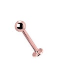 16g Rose Gold Helix Cartilage Tragus Piercing Labret With - Etsy