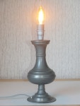Lot Nr 38 French Modernist Style Table Lamp Pewter Branded AM and Stamped 95% Etain - Etsy