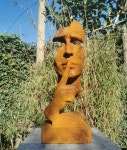 Garden Sculpture of a Man Who Asks for Silence the - Etsy Australia Garden Sculpture of a Man Who Asks for Silence  the - Etsy... 