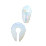 Opalite Keyhole Ear Weights: Hanger Plugs - Pair - Etsy