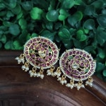 Beautiful handmade real Kempu studs with screw back | Etsy