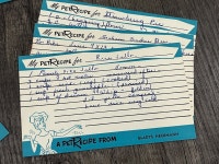 9 Vintage My Pet Recipe Recipe Cards Handwritten Recipes My - Etsy