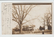 George NC 1907 RPPC Postcard Big Early Two Story Southern House With Picket Fence - Etsy