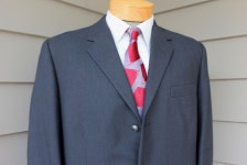 Newer Vintage trauner Sport or Suit Coat. Navy Blue Diamond - Etsy