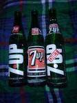 3 Vintage 7up Bottles | Etsy