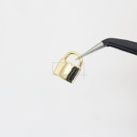 1pcs// Curve Lock Pendant S Lock Charm Earrings pendant | Etsy 1pcs// Curve Lock Pendant S, Lock Charm, Earrings pendant... 