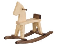 Toddler Rocking Horse Natural & Walnut Amish Handcrafted - Etsy Toddler Rocking Horse Natural & Walnut  Amish Handcrafted - Etsy