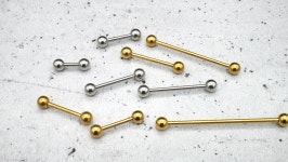 Piercing Industrial Barbell Made of Surgical Steel 6-42 Mm X5mm - 1N/14 - Etsy