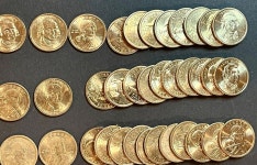 25 Sacagawea & Presidential Dollar Coins: Mixed Unc/circ . FULL ROLL of COINS - Etsy