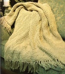 Texture Fringe Afghan Crochet Pattern Vintage Fringe Afghan - Etsy