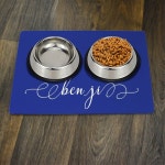 Personalized Pet Bowl Mat Pet Mat Custom Pet Mat Pet - Etsy