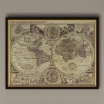 Historic Old World Map Vintage Map 1626 Old Antique - Etsy
