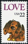 Dog Sheet of 50 Stamps  22 Cent US Postage Stamps Scott | Etsy Love Dog Sheet of 50 Stamps - 22 Cent US Postage Stamps Scott 2202
