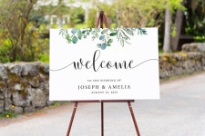 Wedding Welcome Sign - Welcome to the Wedding Sign - Personalized Wedding Sign - Wedding Decor FBW02 - Etsy