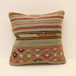 Decorative Turkish Kilim Pillow 16x16 Pillow Case Ethnic | Etsy