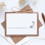PC-15, Just a Little Note, Music Note, Seeded Card, Birthday... Teacher, Plantable Card, Anniversary Card, Thank You Card - Etsy
