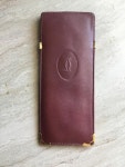 Cartier glasses case in burgundy leather | Etsy