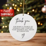 Thank You Gift for Friend, Thank You Christmas Gift, Appreciation Gift, Thank You Gift for Mentor, Thank You Ornament - Etsy