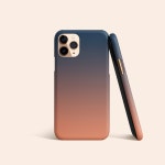 Teal Gradient Phone Case, Peach Gradient iPhone Case, Teal iPhone 12 Case, Peach iPhone 11 Case, Teal iPhone X Case, Gradient... 
