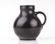 Black Studio Ceramic Vase by Buergel Vintage Bauhaus Design Mid Century 60s P0007 - Etsy