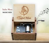 Sailor Moon Music Box Theme Music Chest Wooden Engraved - Etsy