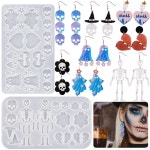 Halloween Resin Earring Molds 2pcs/set Silicone Jewelry - Etsy