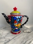 Romero Britto Ceramic home & Landscape TEAPOT 339011 - Etsy