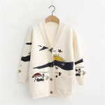 SEVILLE Knitted Cardigan Women Knitwear Loose Fit Cardigan - Etsy