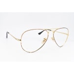 Ray-ban Eyeglasses Frame RB 6489 2945 Gold Aviator Mens Women 58-14 140 4995 - Etsy