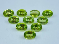 Peridot Faceted Oval Shape Loose Gemstones in a Range of Sizes From 4x3mm up to 10x8mm for Jewellery Making - Etsy